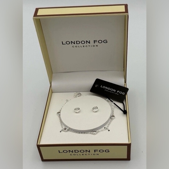 London Fog Jewelry - LONDON FOG Collection BRACELET and MATCHING EARRINGS set, Retail $99, NIB